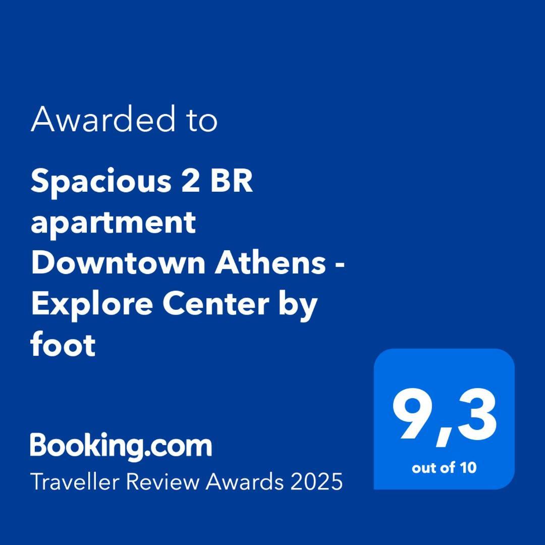 Spacious 2 Bedroom Apartment Downtown Athens - Explore Center By Foot ภายนอก รูปภาพ